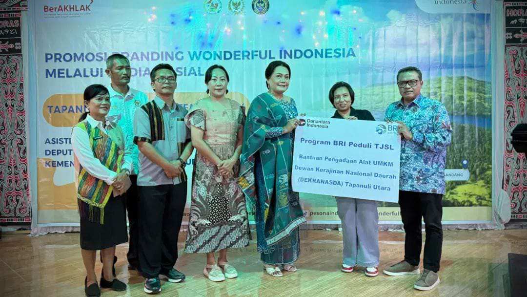 Aspirasi Lamhot Sinaga, BRI Salurkan Bantuan Alat UMKM di Taput